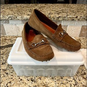 Women’s Suede Gucci Driving Moccasin